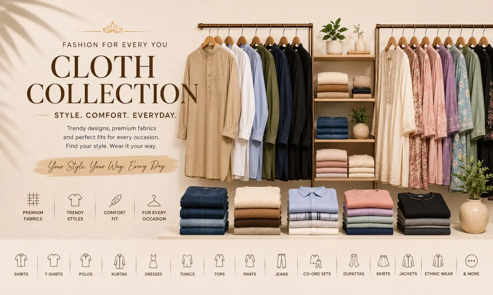 Clothes Banner