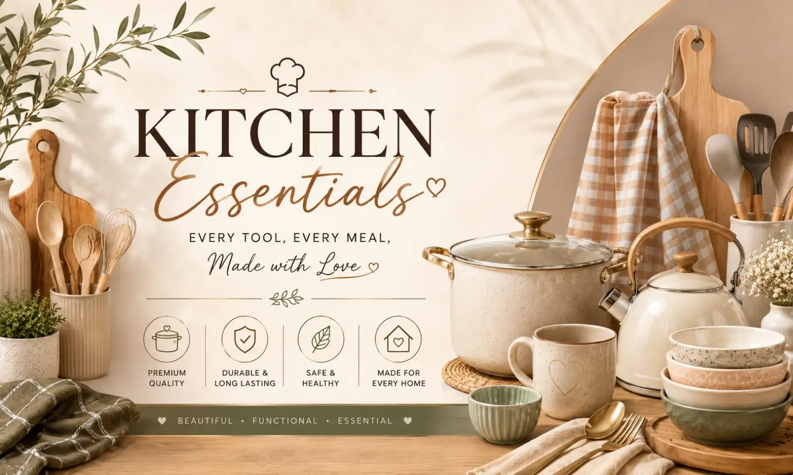Kitchen Items Banner